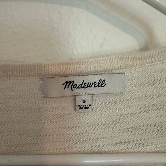 Madewell Cream Cardigan Sweater - Picture 2 of 3